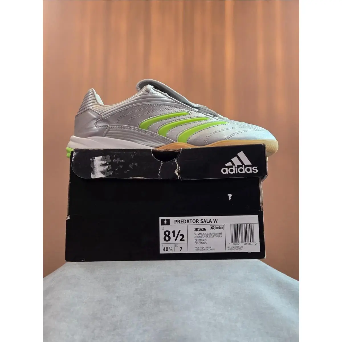 Adidas shoes - adidas Predator Sala - Predator Sala - JR1636 - Silver 6