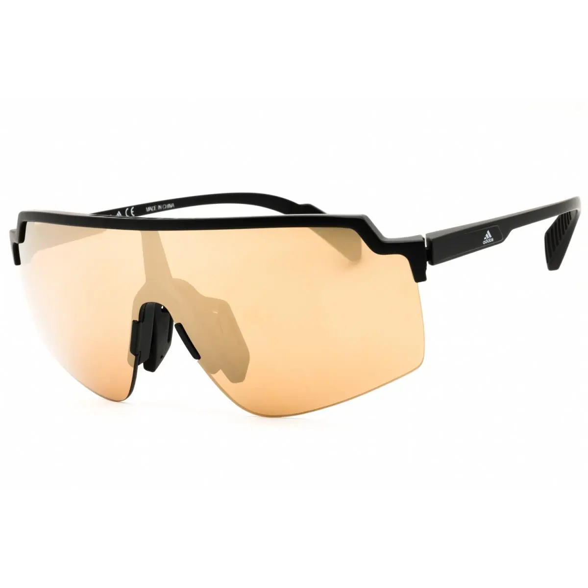 ADSP18-01G Sunglasses Frame Size 00mm 145mm 0mm Black Men by Adidas