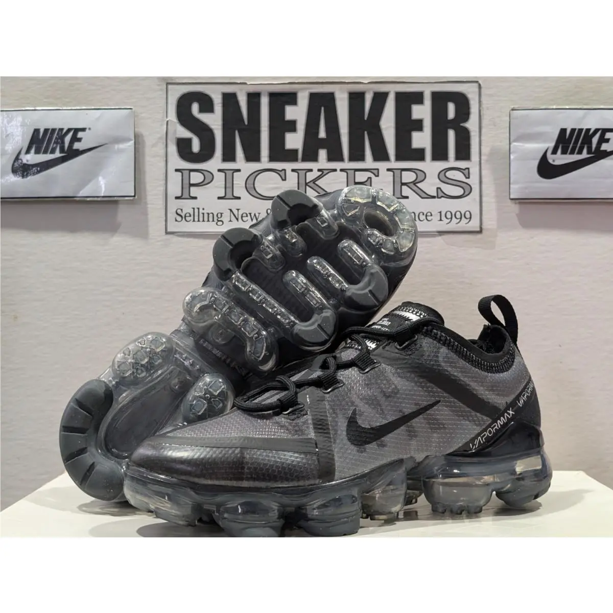 Nike shoes - Nike Air VaporMax 2019 - Air VaporMax - Black (UPC: 888409133921) 0
