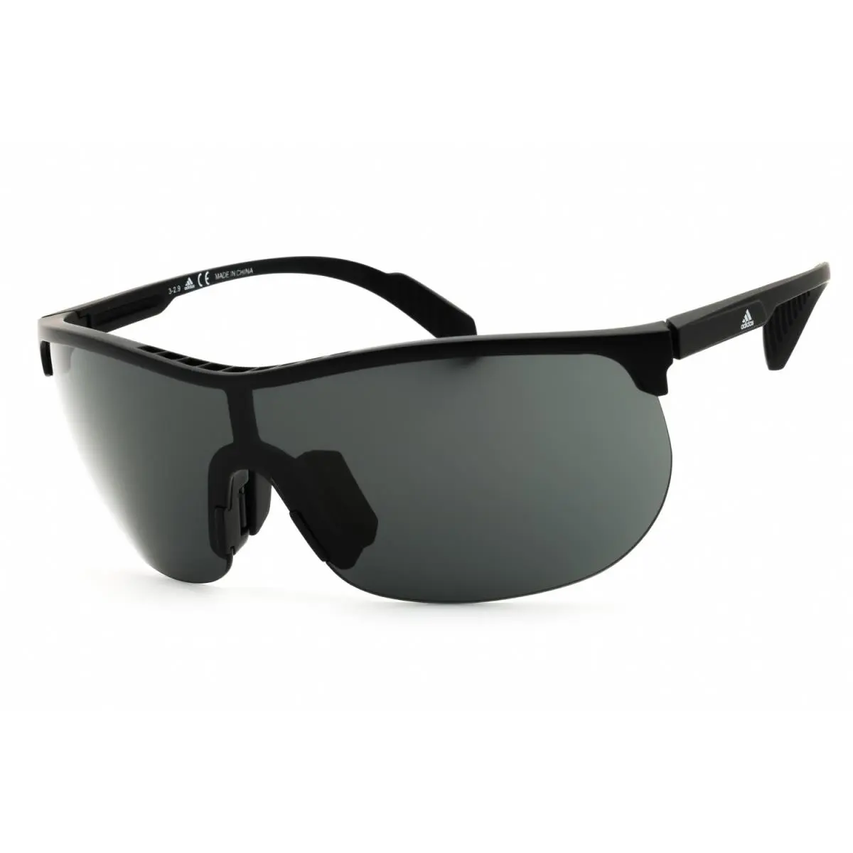 Adidas ADSP03-01A Sunglasses Frame Size 00mm 130mm 0mm Black Men