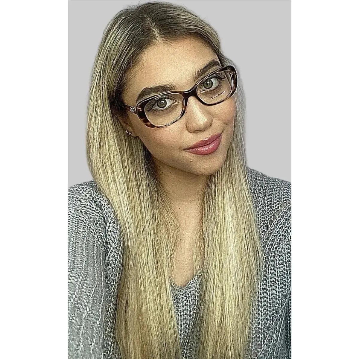 Versace Mod. 3234-B 967 Tortoise 51mm Women`s Eyeglasses Frame Italy 7