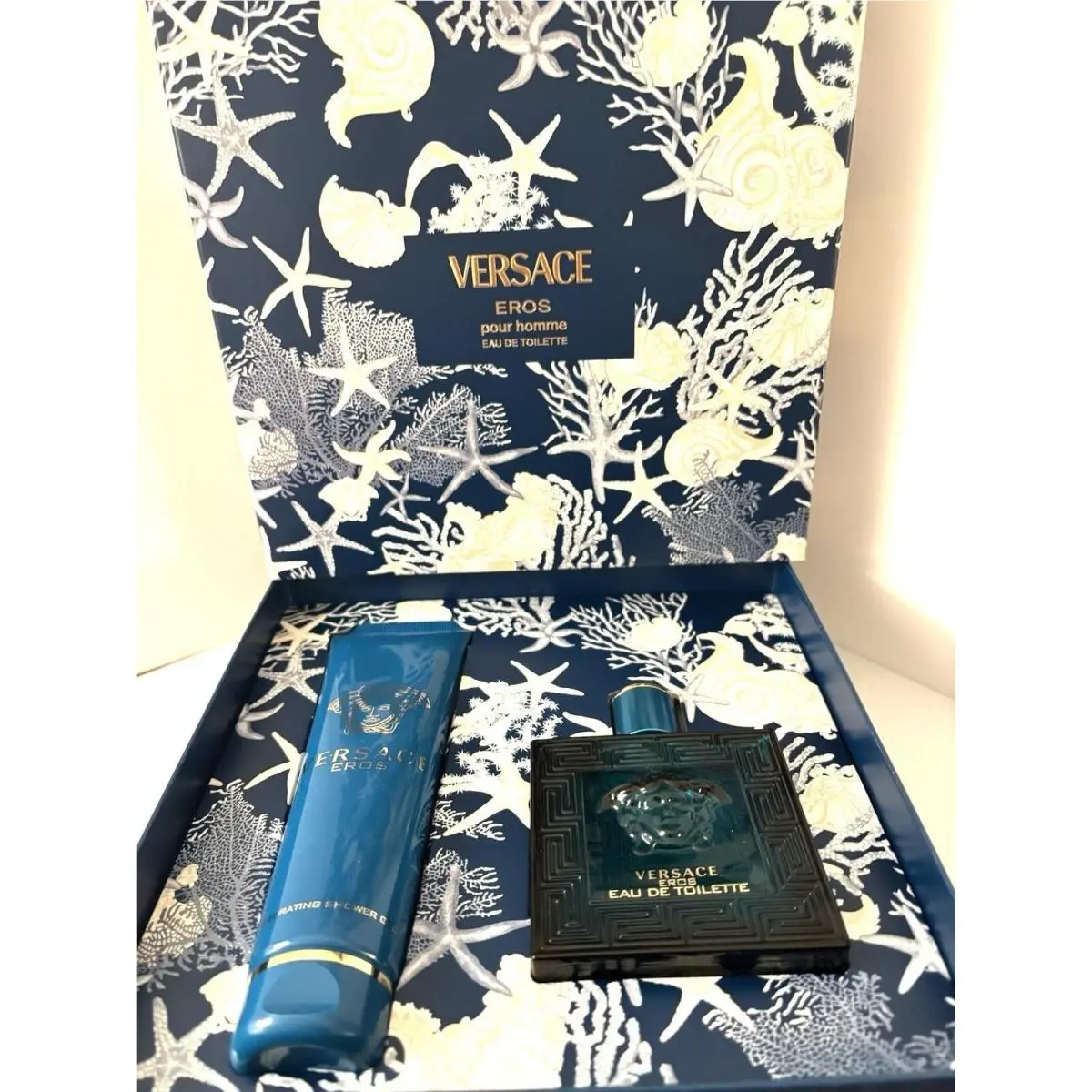 Versace Eros Pour Homme 100ml Edt + 150ml Shower Gel Gift Set Men’s Fragrance