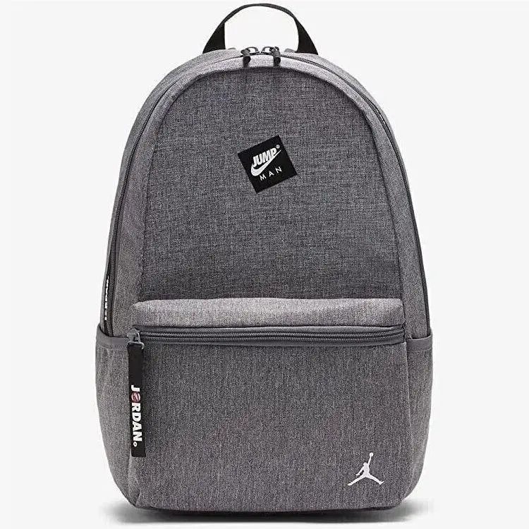 Nike Air Jordan Jumpman Backpack Logo Black Size L 9A0505-GEH