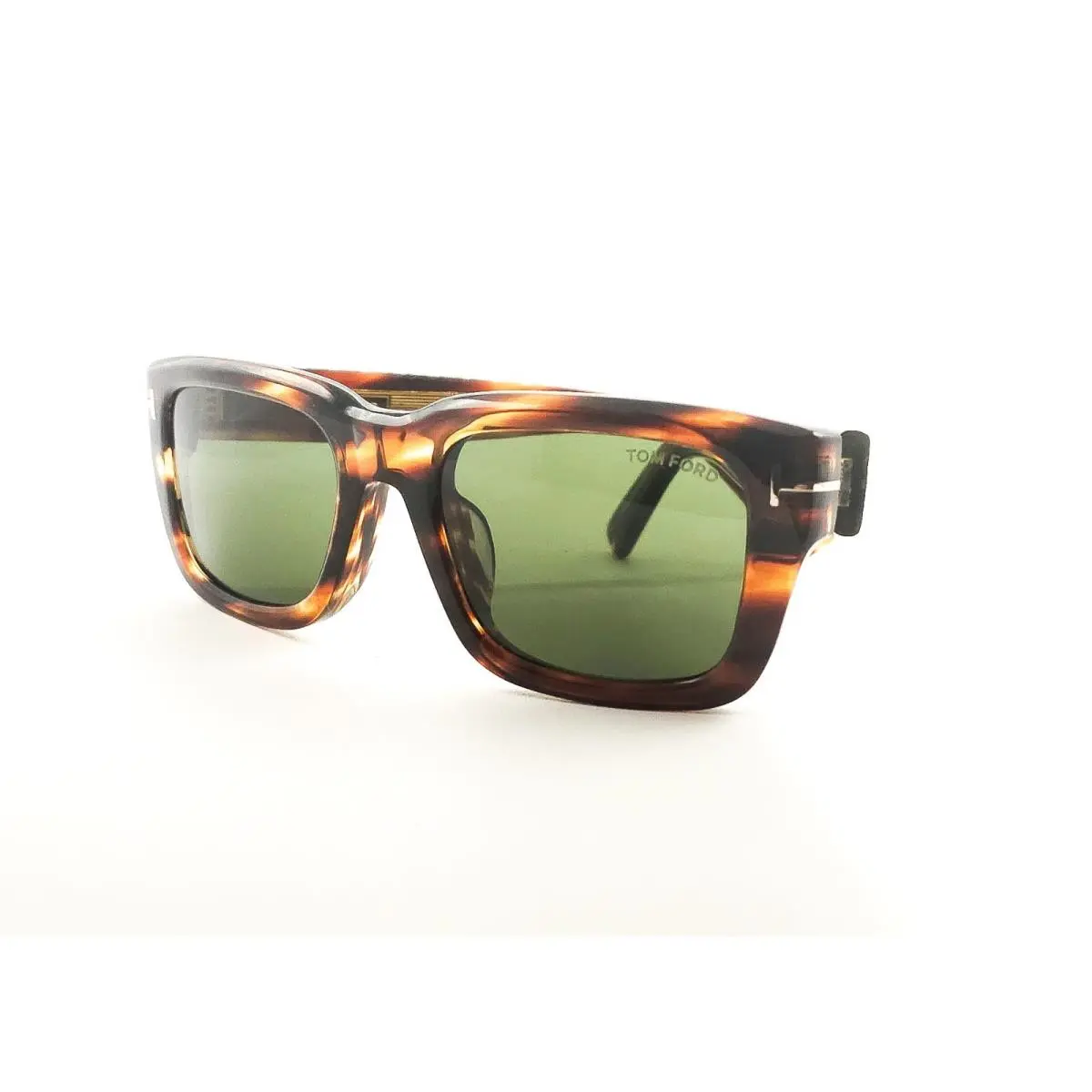TF 1327-F Icon Collection Sunglasses Tortoise/green Lenses 55N by Tom Ford