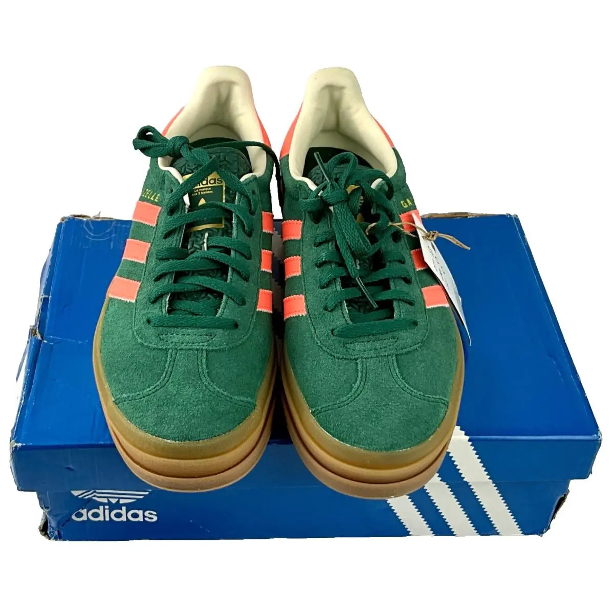 Adidas shoes - Gazelle Bold J - Gazelle Bold - JQ7408 - Green 3