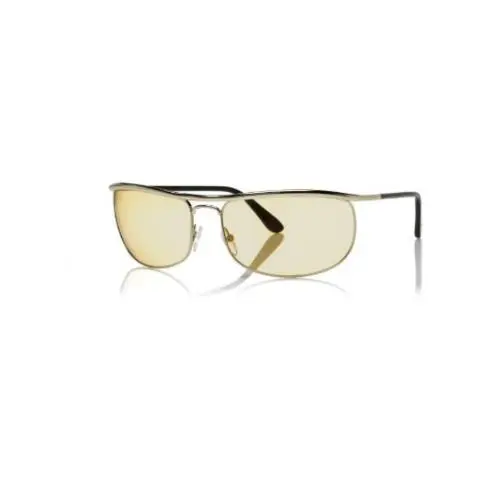 Ryder TF418 28E Men`s Sunglasses Transparent Gold by Tom Ford