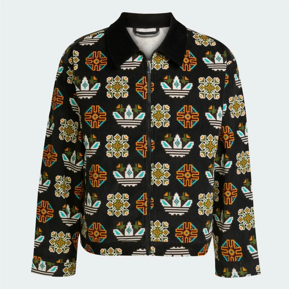 Adidas Monogram Allover Print Loose Men`s Coach Jacket - Size 2XL Xxl