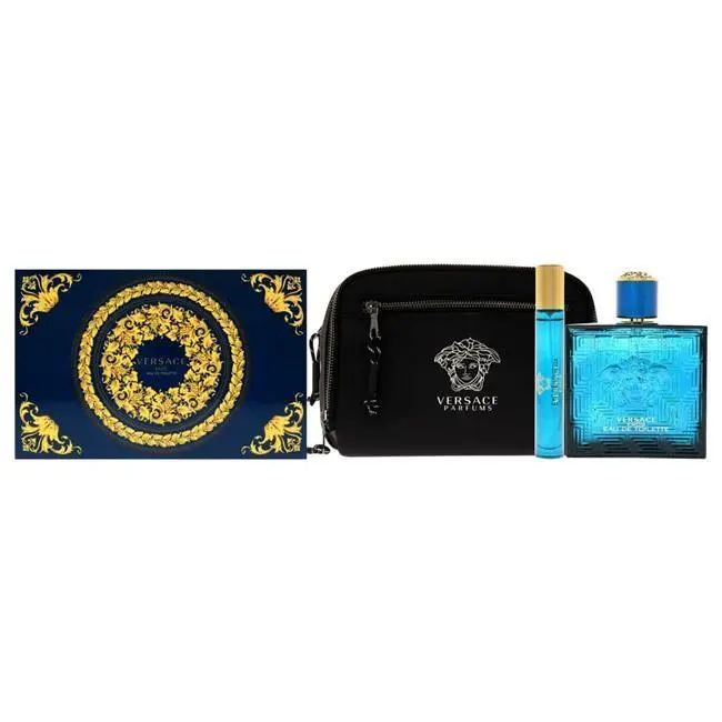 Versace I0134638 3 oz Versace Eros Fragrance Giftset For Men