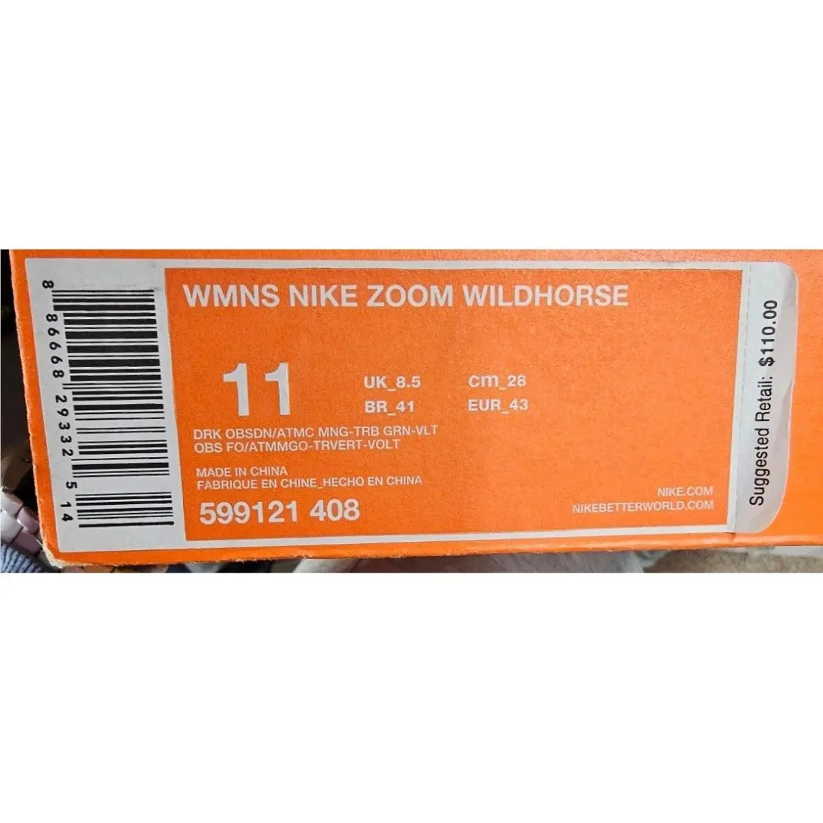 Nike shoes - Nike Zoom Wildhorse - Zoom Wildhorse - Blue 6