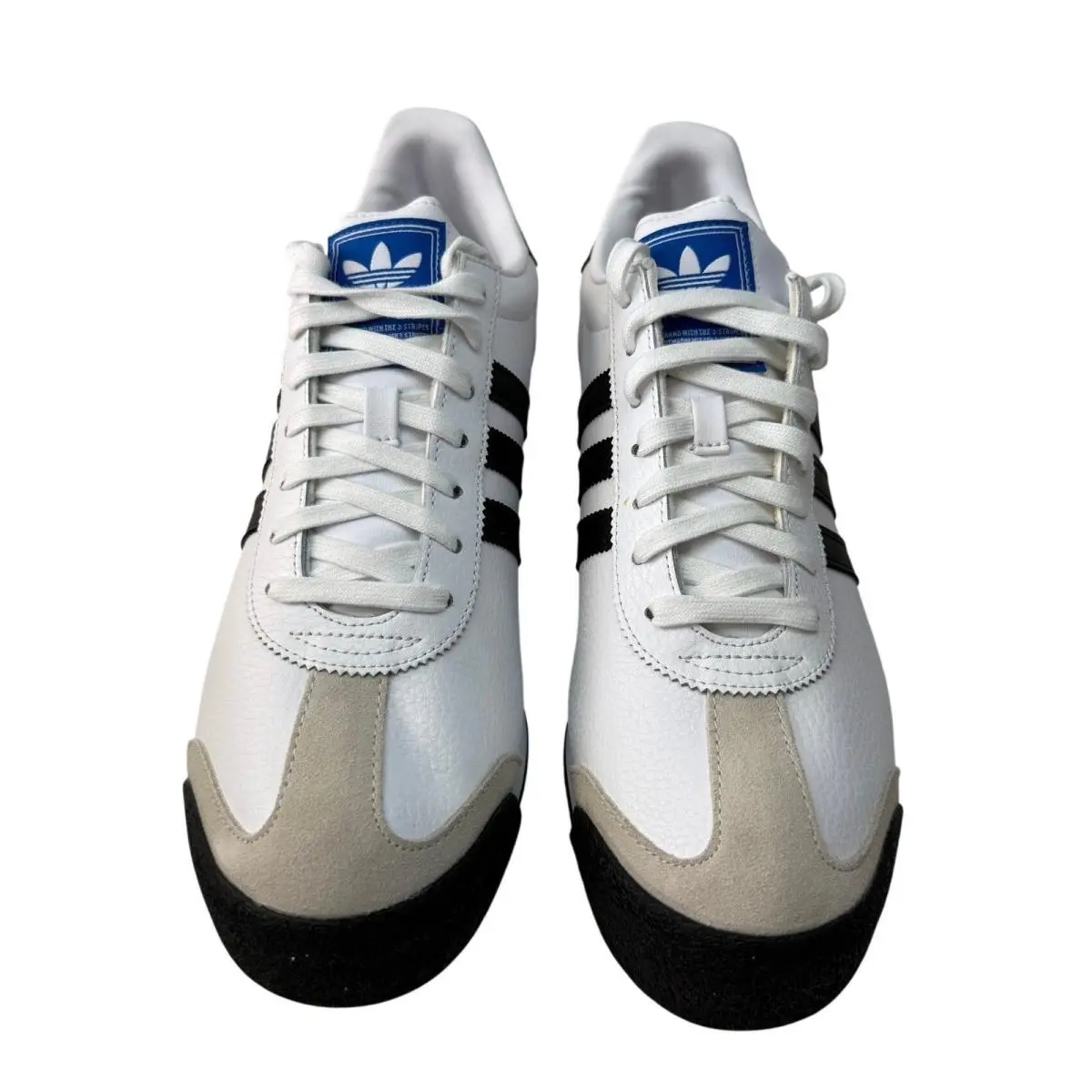 Adidas Samoa White Black Leather Classic 675033 Sneakers Mens Size 11.5