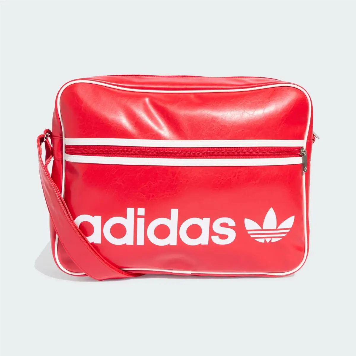 Adidas Unisex OG Airliner Red/white Logo Shoulder Messager Bag 4 X15.25 X11.75