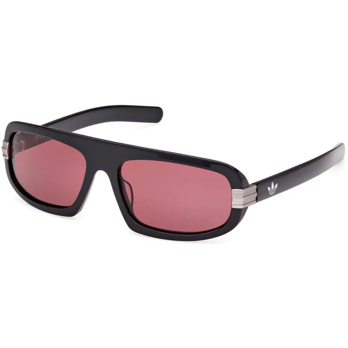 Unisex Sunglasses Shiny Black Acetate Browline Shape Frame OR0122 5901S by Adidas