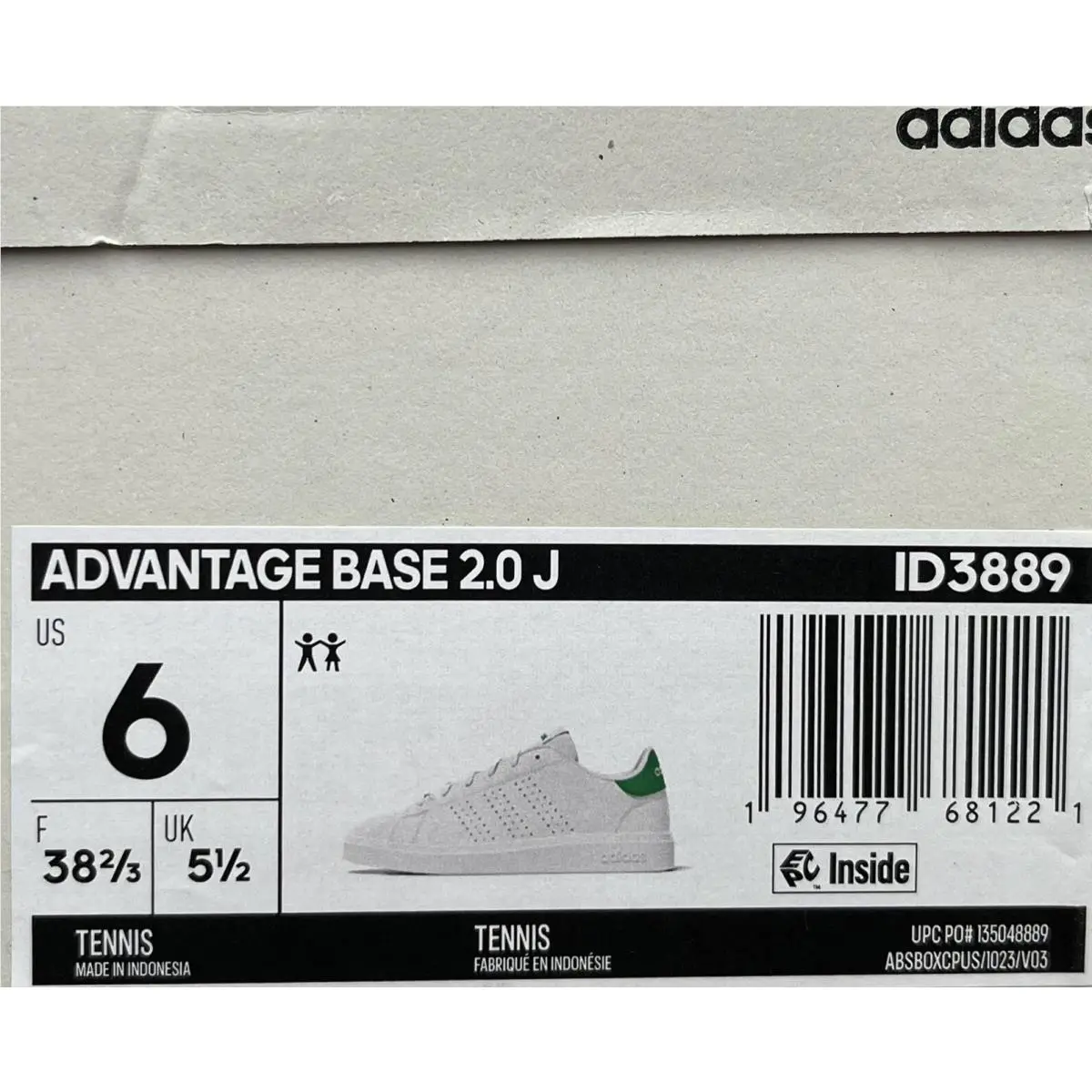 Adidas shoes - adidas VS Advantage - Advantage - White (UPC: 196477681221) 8