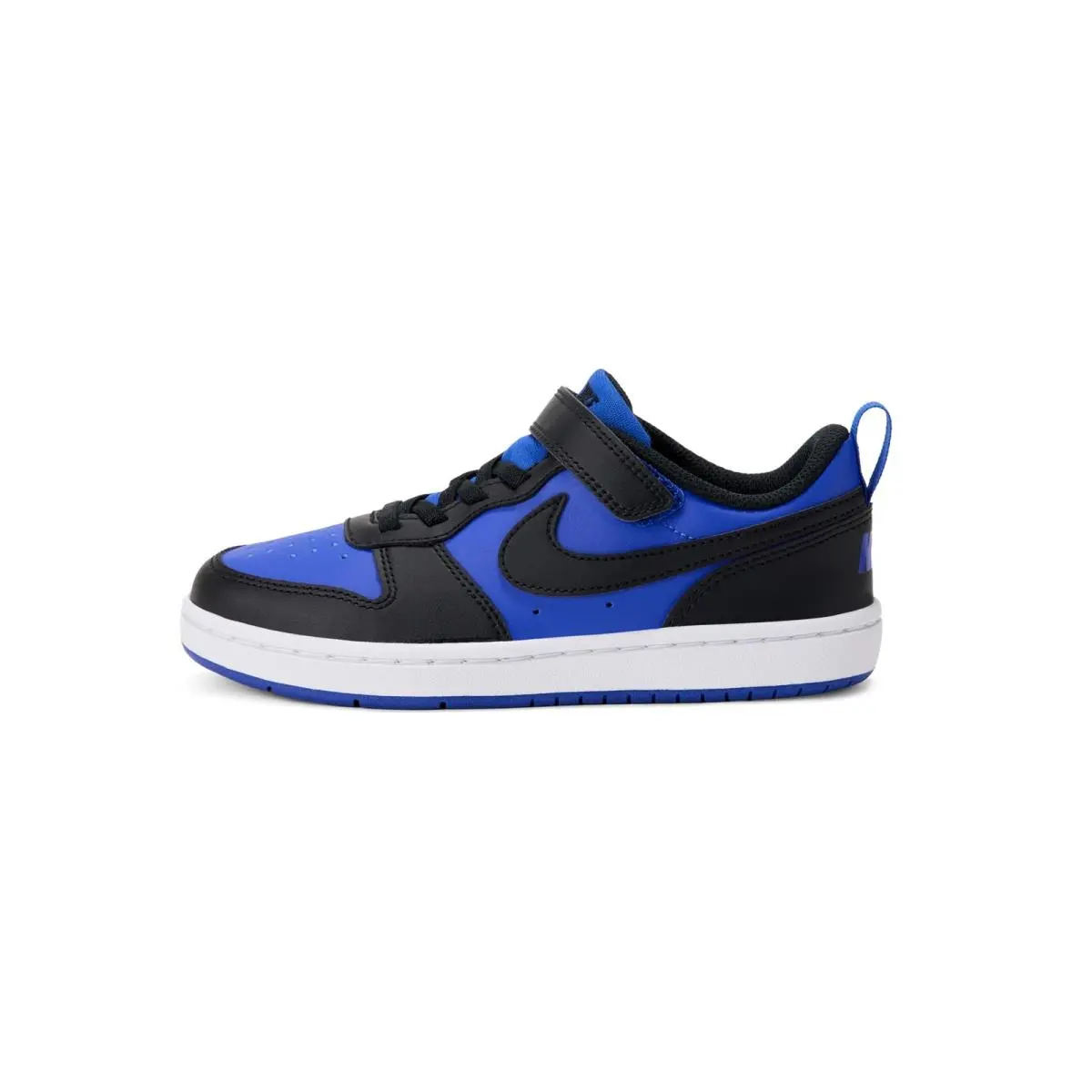 Nike Little Kid`s Court Borough Low Recraft Lifestyle Shoes Game Royal/black-wh