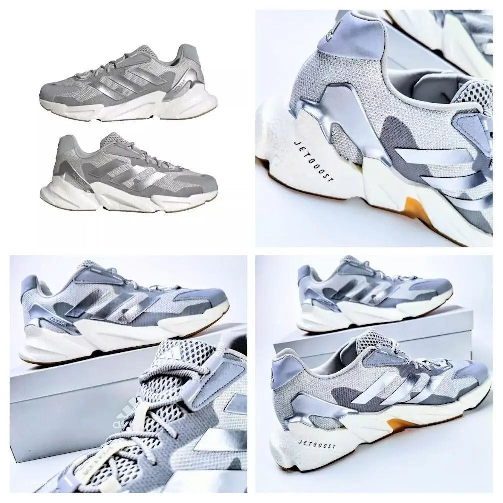 Adidas shoes - adidas X9000L4 - GY3891 - Halo Silver / Silver Metallic / Grey Two 3