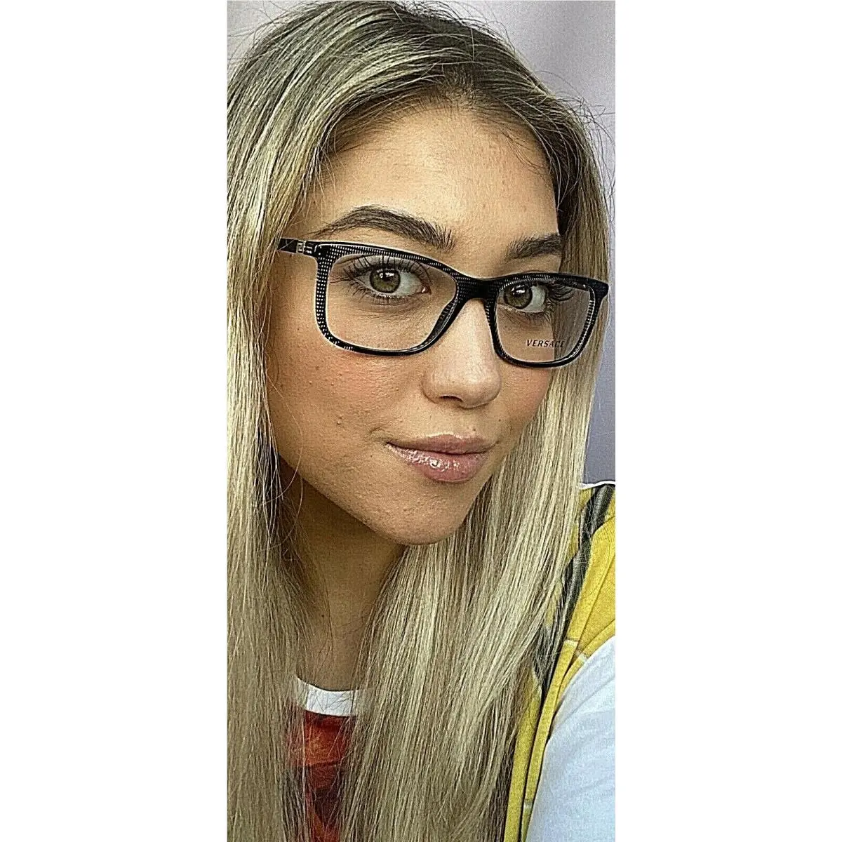 Versace Mod. 9731 151 55mm Black Men’s Women’s Eyeglasses Frame Italy