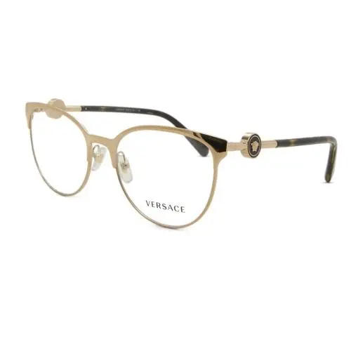 Women`s Eyeglasses VE1271-1412 Metallic Rose Gold by Versace