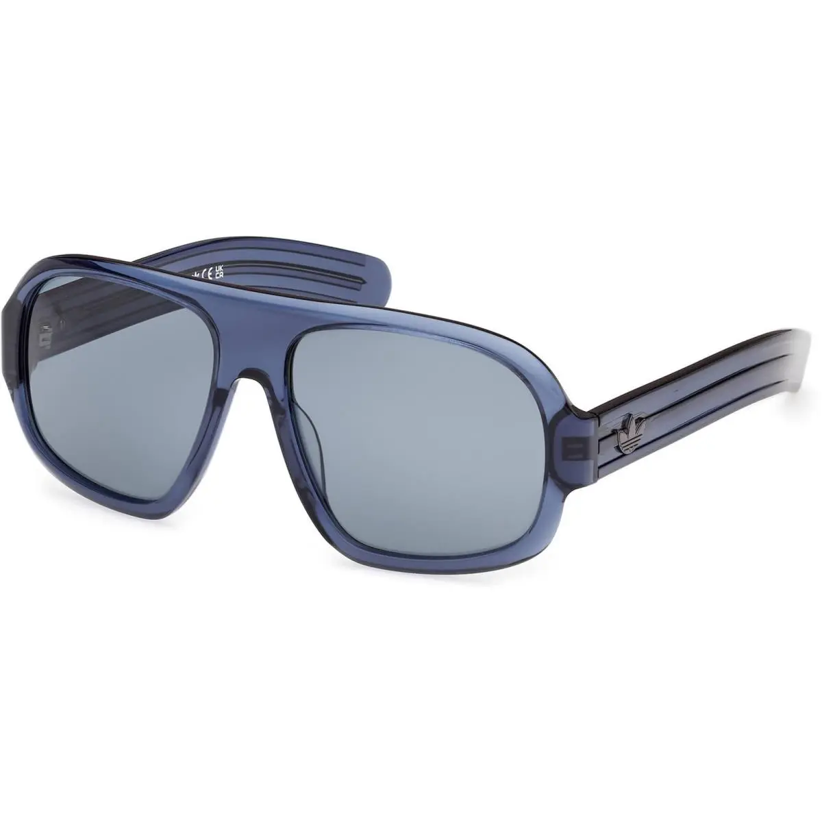 Adidas Unisex Sunglasses Blue/other Acetate Pilot Full Rim Frame OR0125 5992V