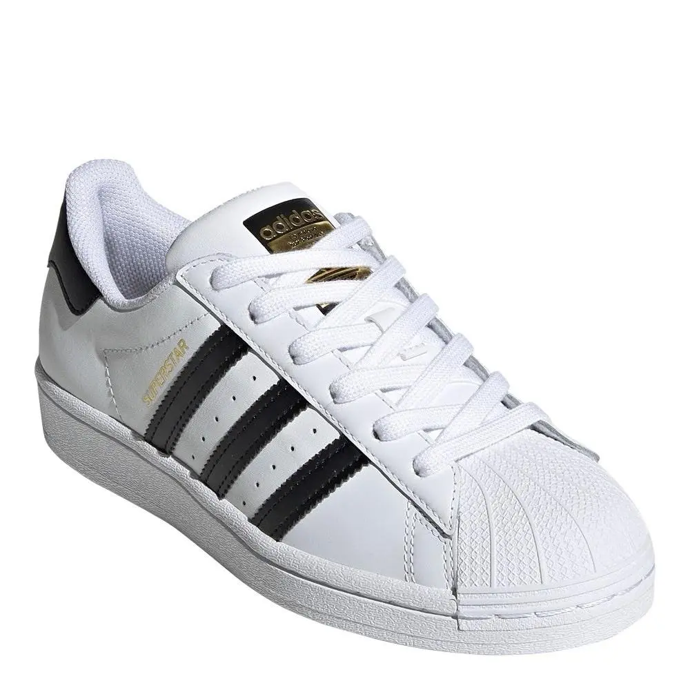 Size 4 GS - Adidas Superstar Low White Core Black