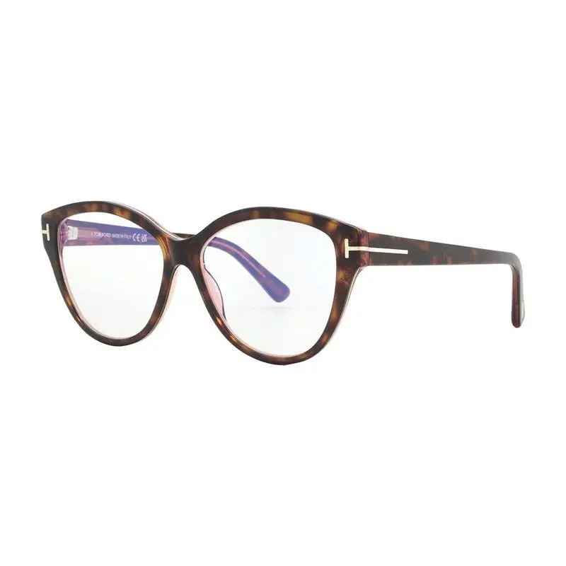 Tom Ford FT5954-B Eyeglasses Eye Glasses 056 Havana 54mm Women