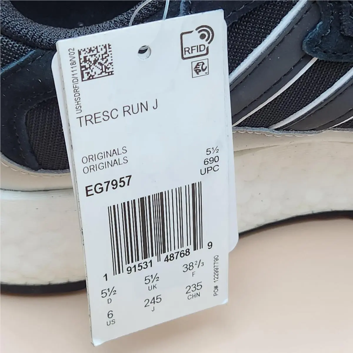 Adidas shoes - adidas TRESC RUN J - TRESC RUN - Black 5