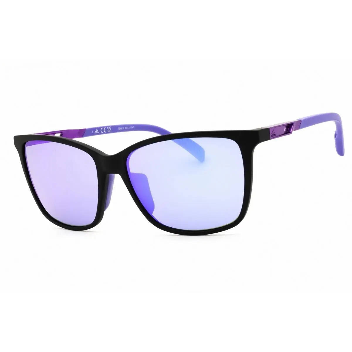 ADSP0059-02Z-58 Sunglasses Frame Size 58mm 135mm 16mm Black Women by Adidas