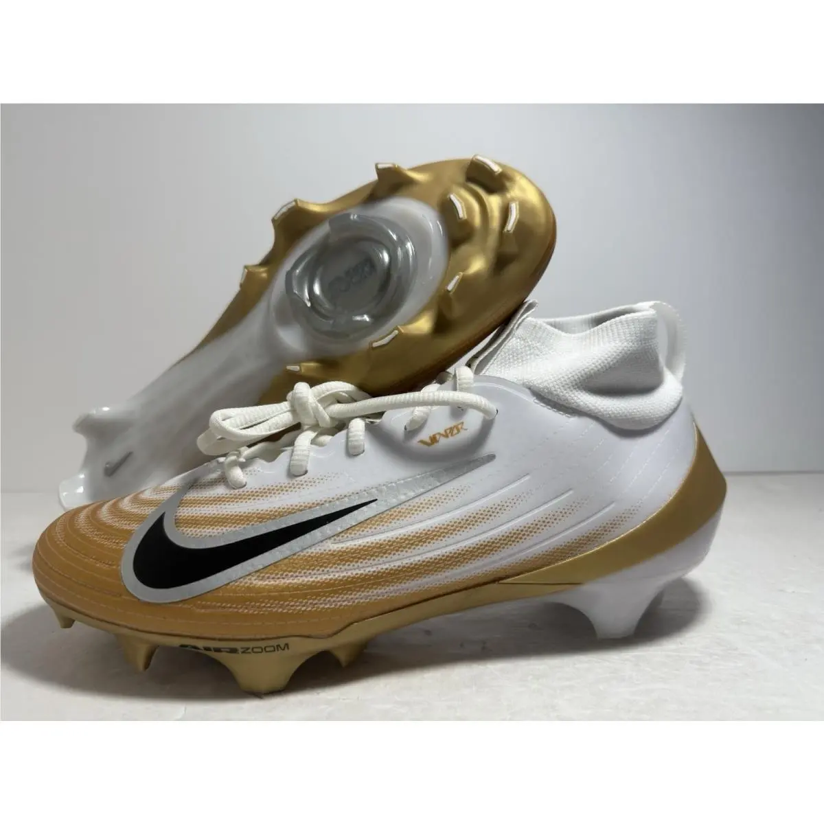 Nike Zoom Air Vapor Pro 1 White Black Metallic Gold FB3298 103 Men`s Size 7.5