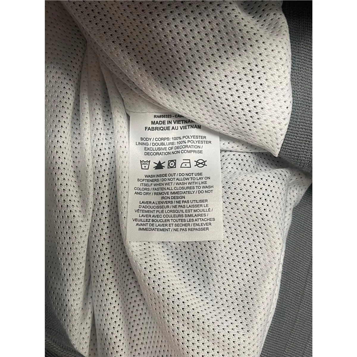 Nike clothing - Nike Dri-Fit - WHITE GREY (UPC: 195866551190) 5