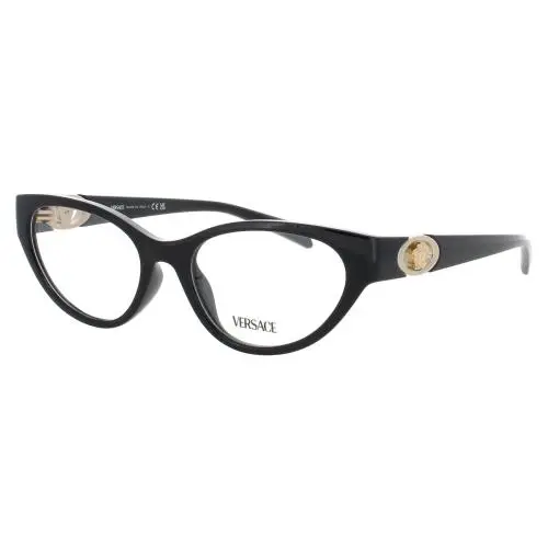 Versace 0VE3372U-GB1-52 Eyeglasses Eye Glasses GB1 Black 52mm