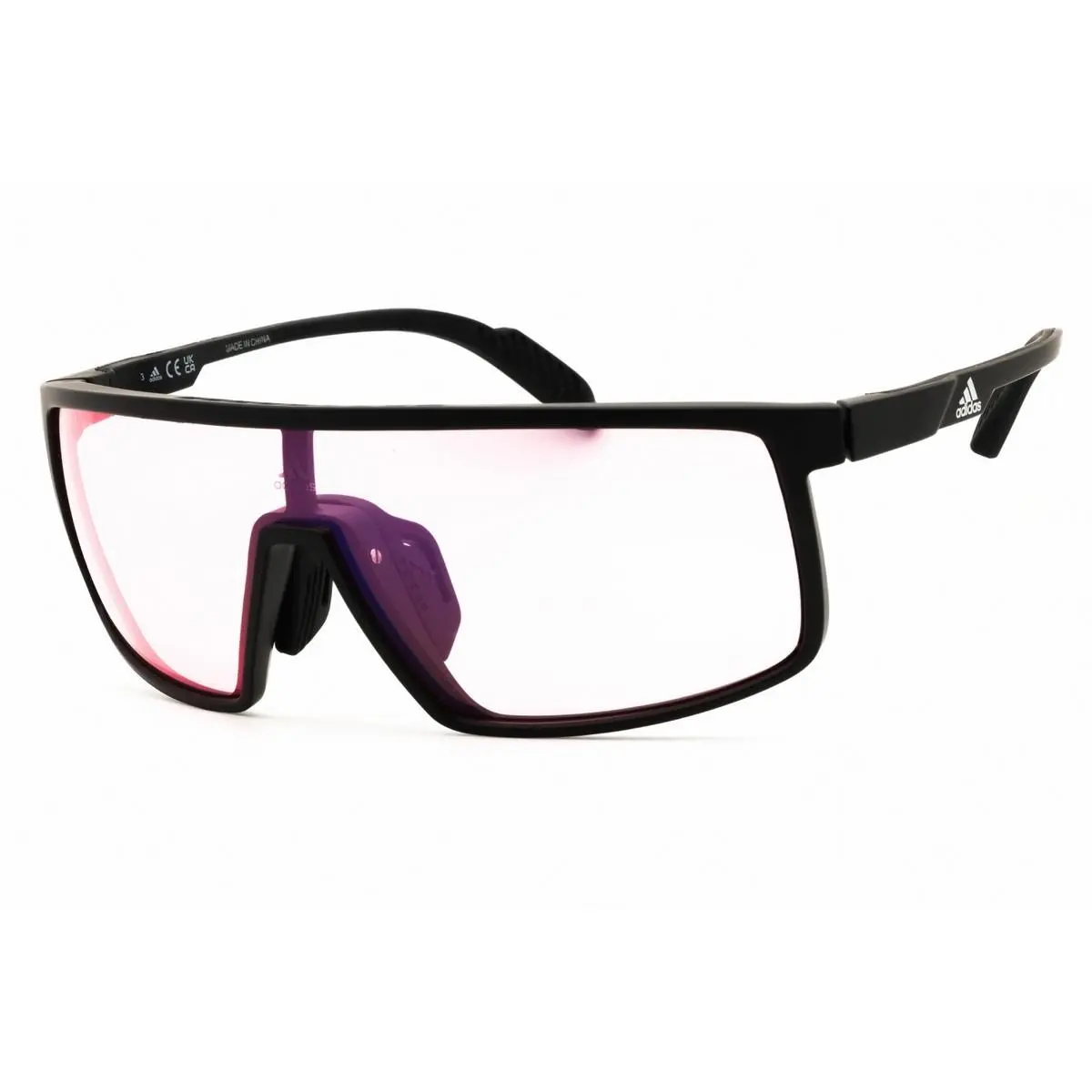 ADSP0057-02L-00 Sunglasses Frame Size 00mm 140mm 0mm Black Men by Adidas
