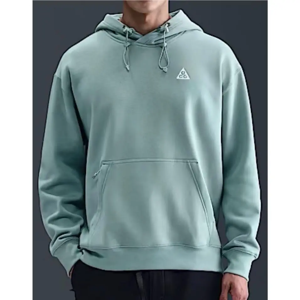 Nike Acg Tuff Fleece Pullover Hoodie Cannon Clay Green DZ3392 017 Men`s XL
