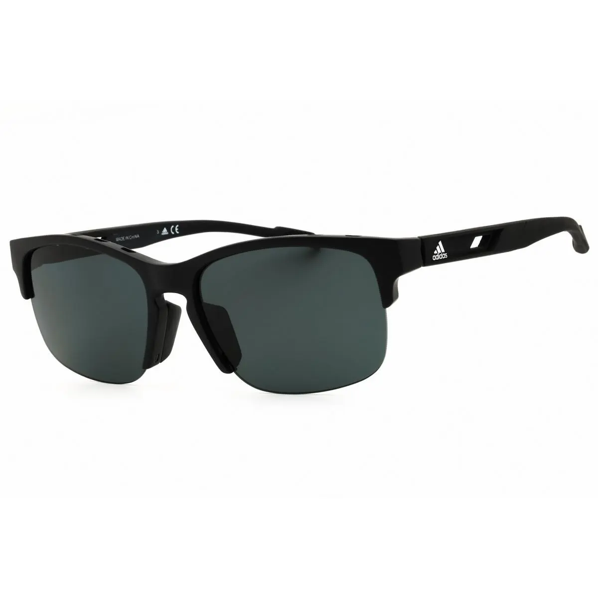 ADSP0048-02A-57 Sunglasses Frame Size 57mm 135mm 18mm Black Men by Adidas