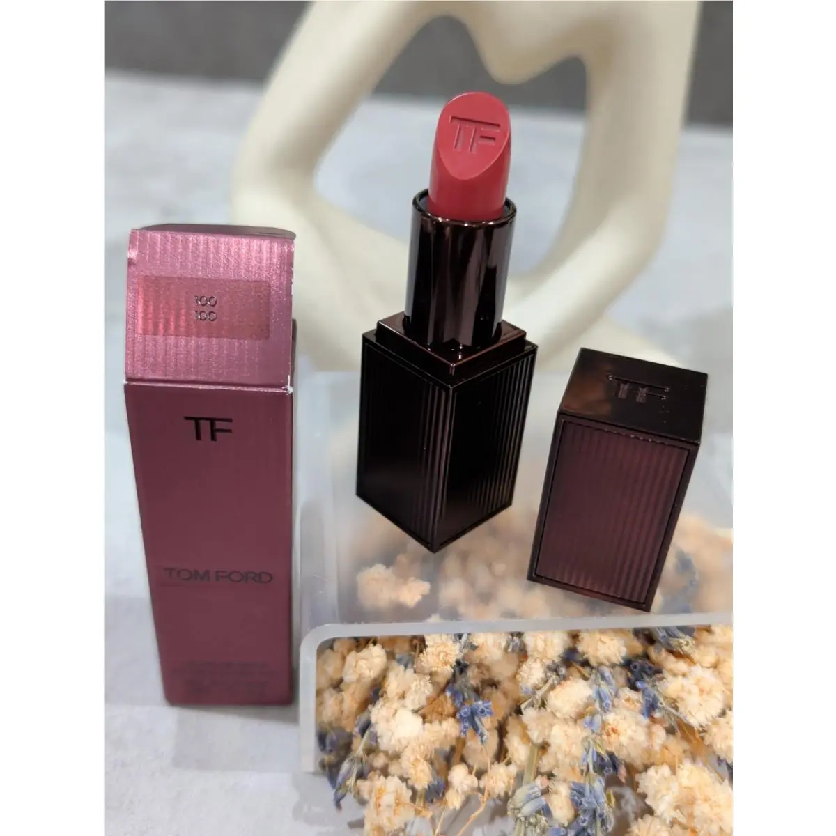 Tom Ford Lip Color Matte Lipstick in 100 100 Limited Ed Packaging 0.1oz/3g