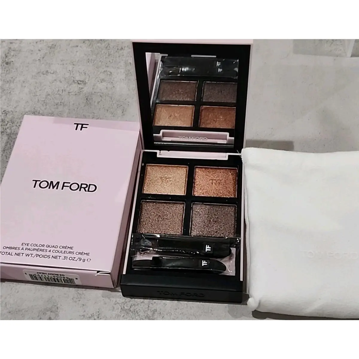 Tom Ford Eye Color Quad Creme 03 Body Heat 9g Limited Ed Pink Packaging