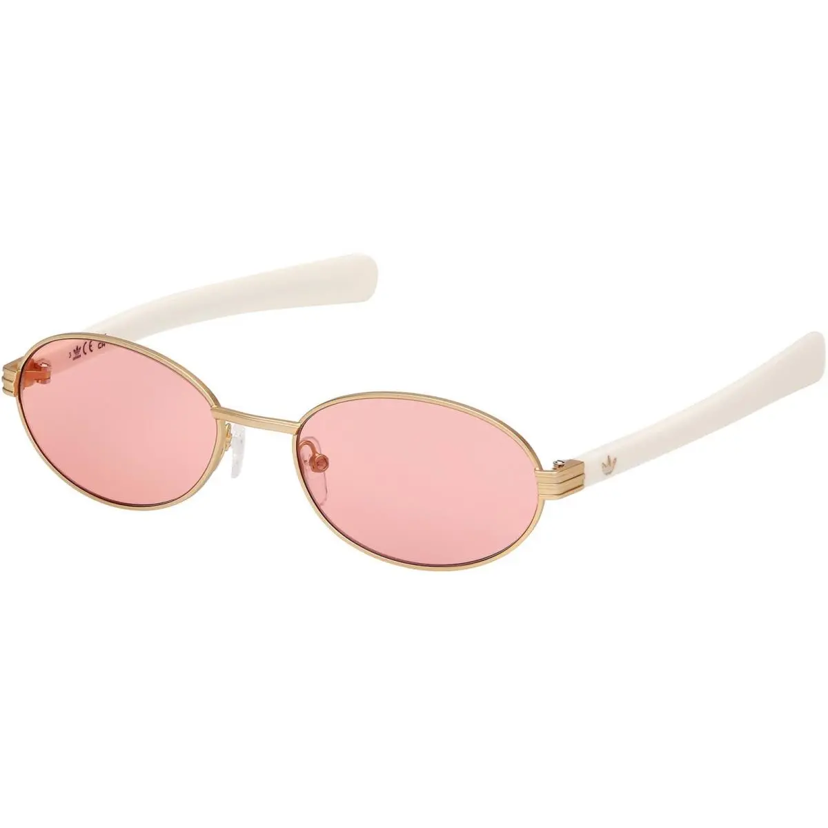 Adidas Unisex Sunglasses Matte Deep Gold Metal Oval Full Rim Frame OR0123 5431Z