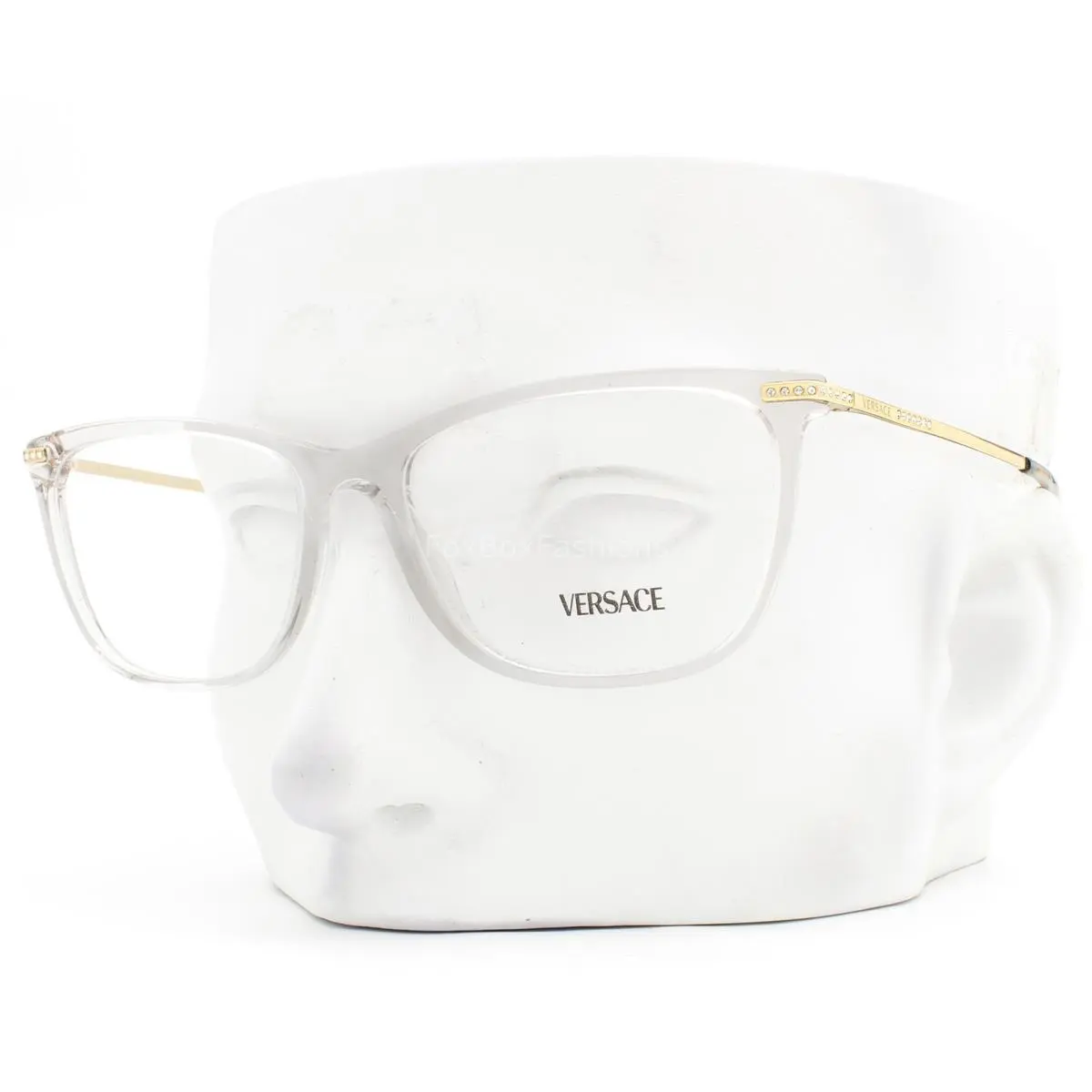 Eyeglasses Glasses MOD3274-B 5305 Clear Gray Gold Temples 54mm with Case by Versace