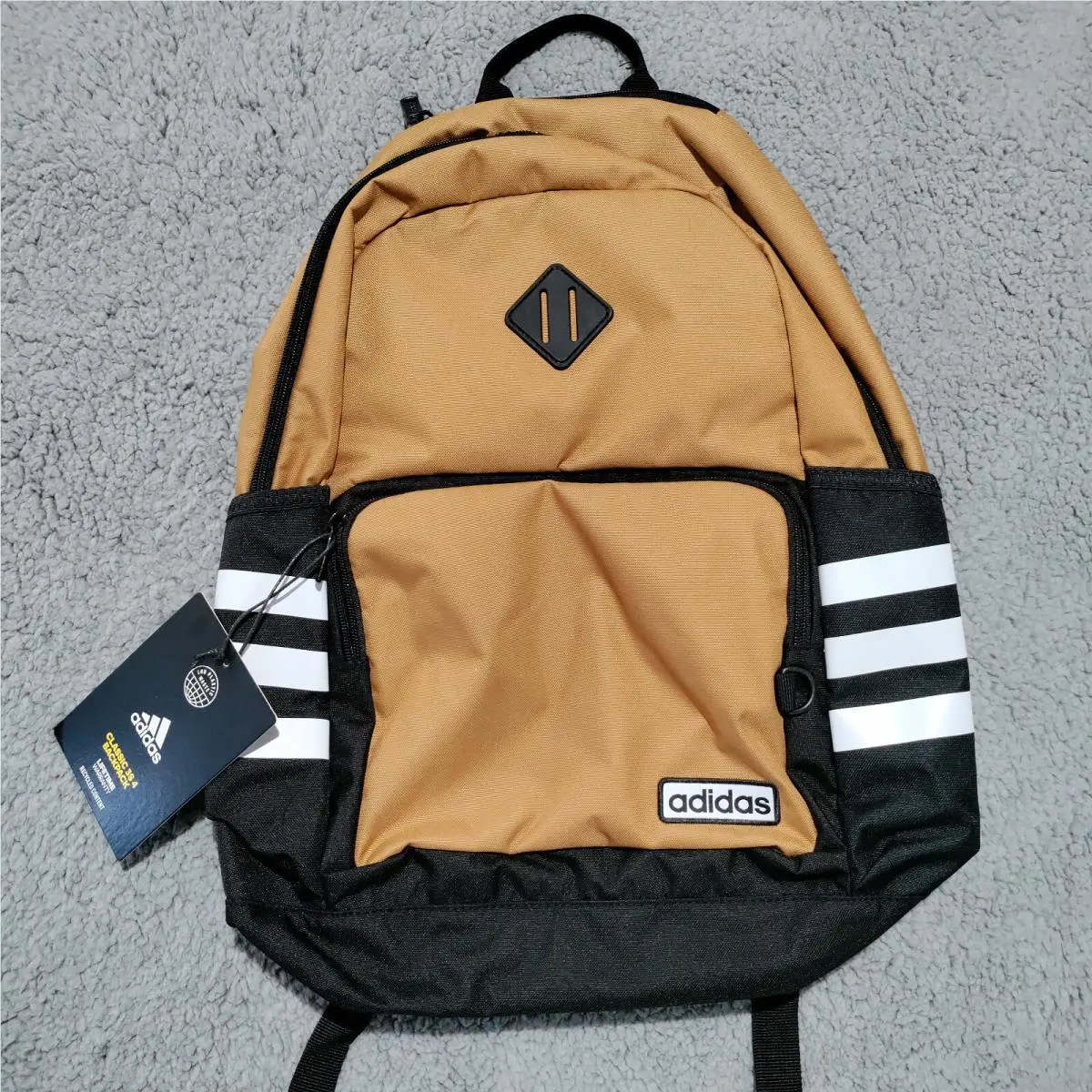Adidas Classic 3S 4 Mesa Brown/black/white Laptop Unisex Backpack