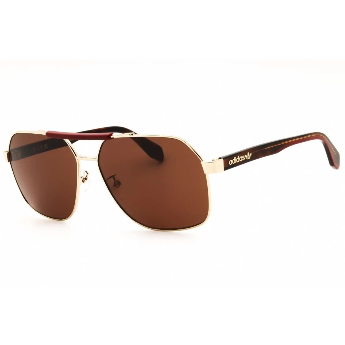 Adidas ADOR64-32L-62 Sunglasses Frame Size 62mm 145mm 14mm Gold Men