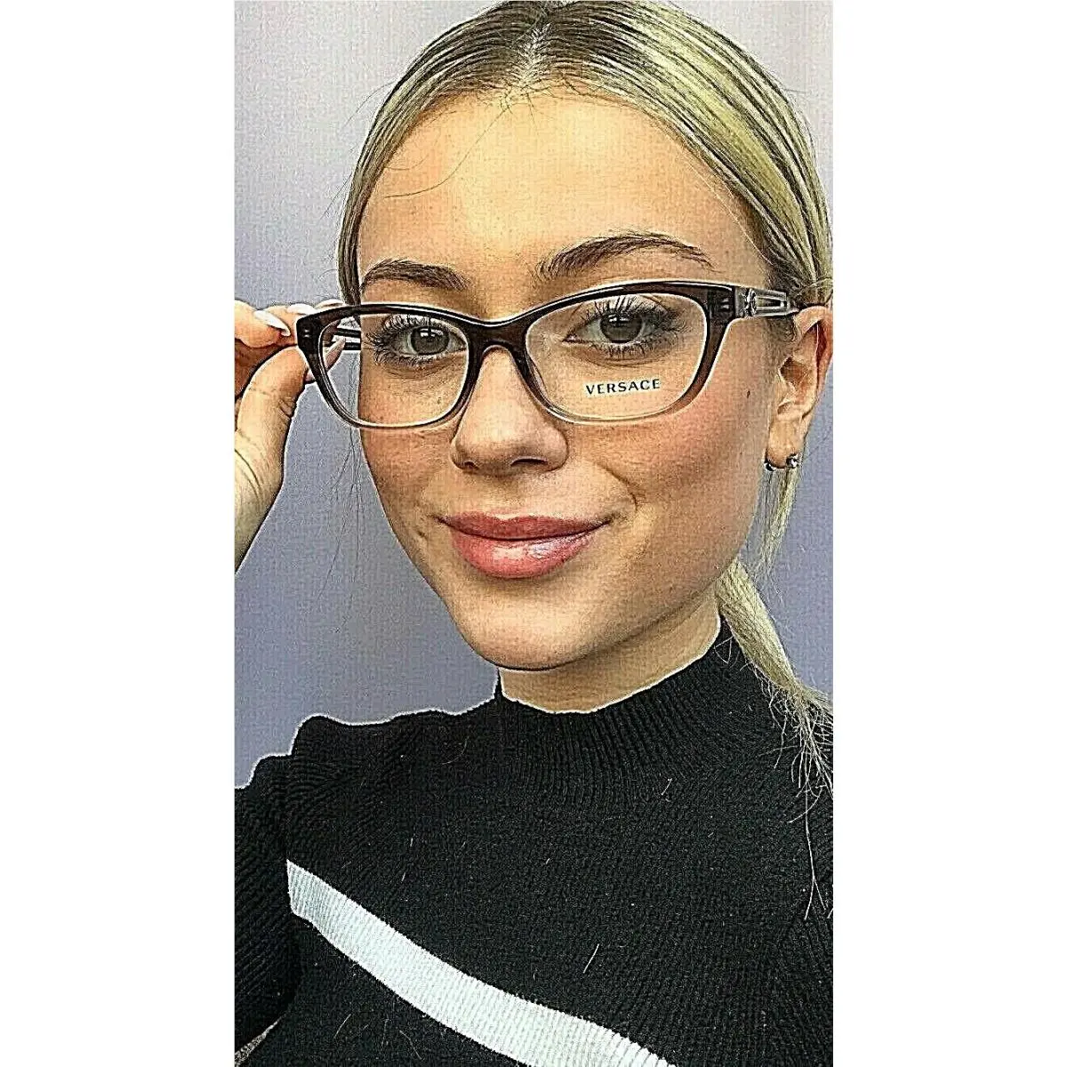 Versace Mod. 2032 6551 Brown 54mm Cat Eye Women`s Eyeglasses Frame