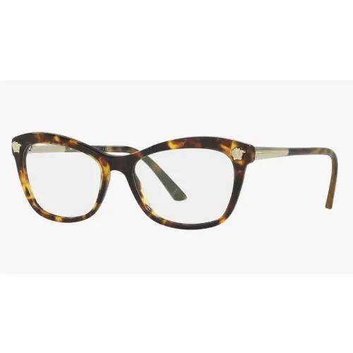 Versace Unisex Eyeglasses Havana Gold Medusa VE 3224 5148