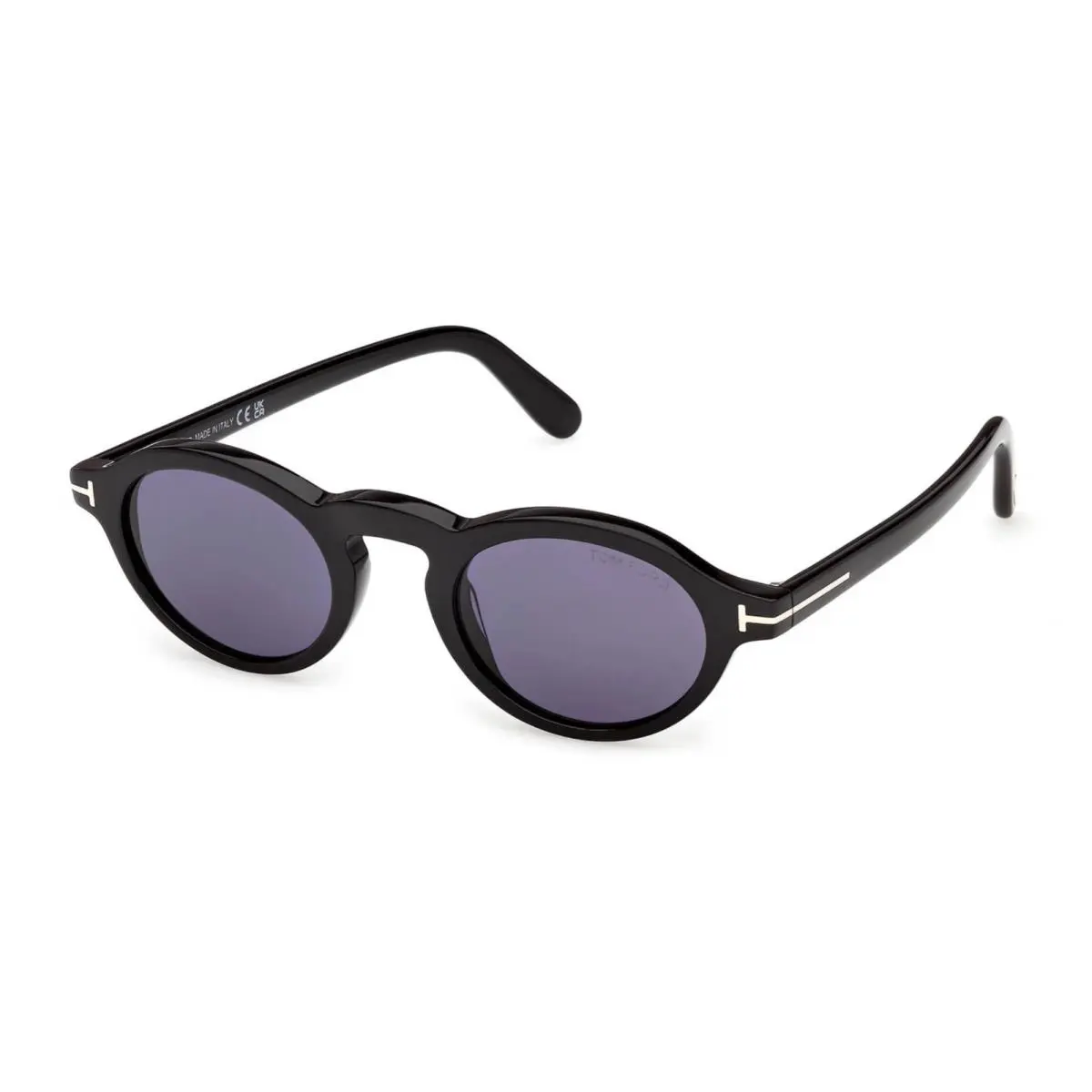 Tom Ford TF 1332 Aristotele-02 Sunglasses 01V Black / Blue Lenses 48