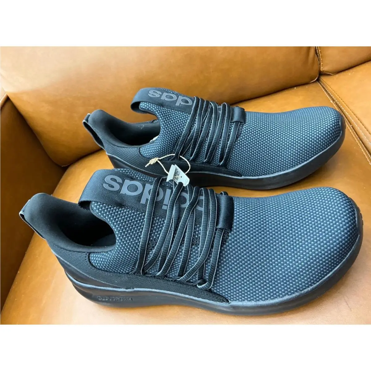 Adidas Lite Racer Adapt 7.0 Wide Mens 11 Black Slip On IE8684 Cloudfoam