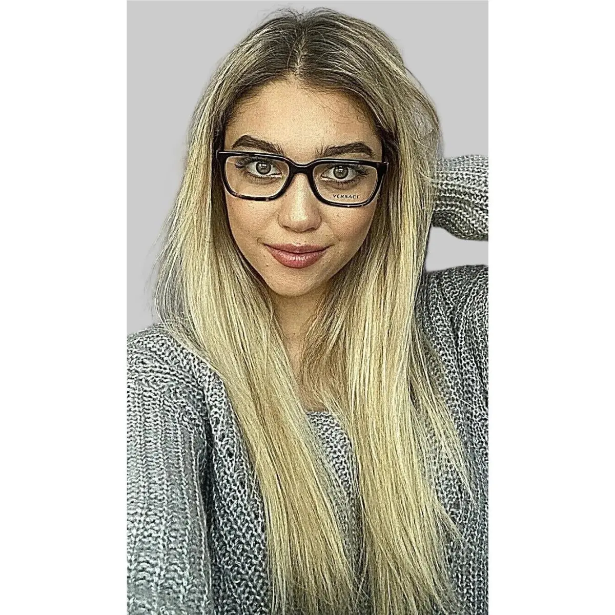 Versace Mod. 329 108 Tortoise 53mm Men`s Women`s Eyeglasses Frame Italy 9