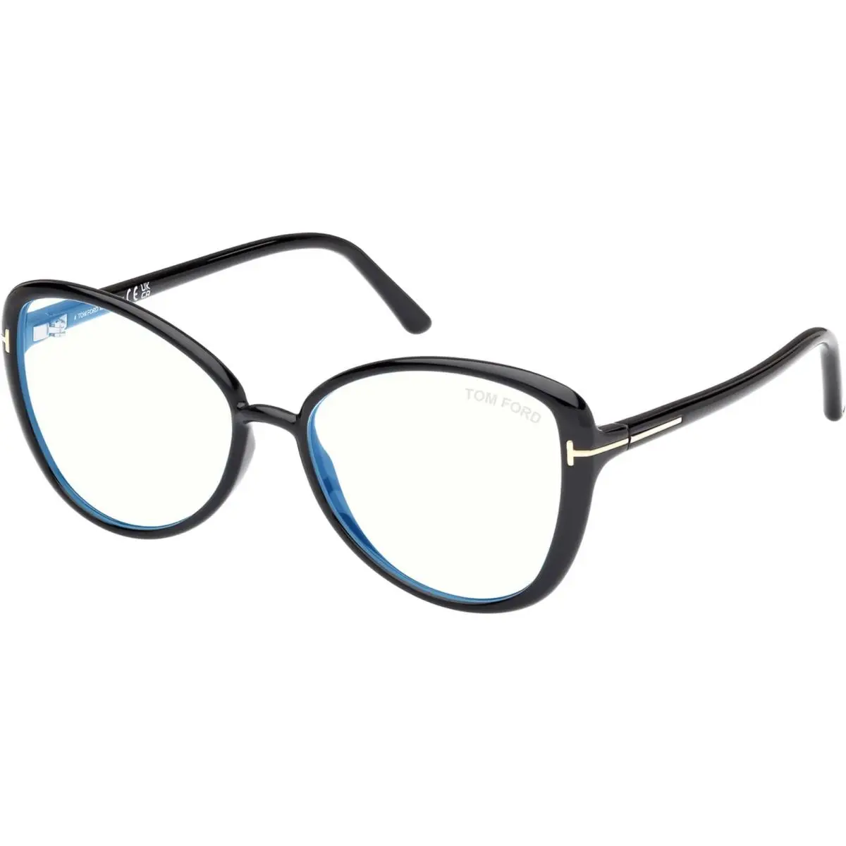 Tom Ford TF5907-B 001 Black Clear/blue Light Block Eyeglasses Frame