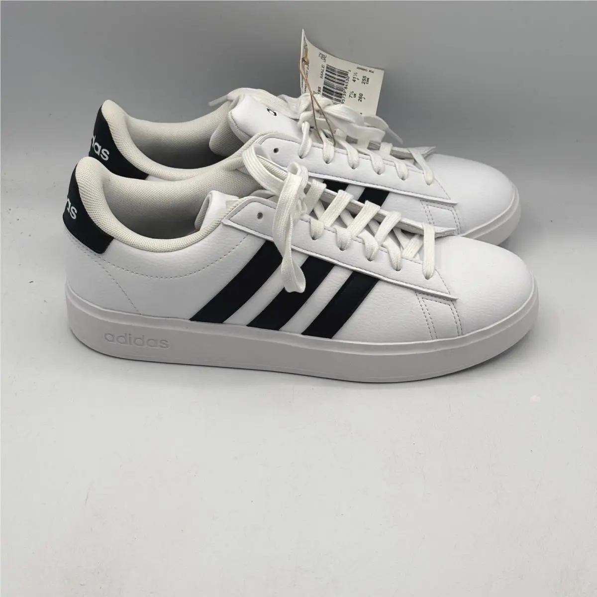 Adidas Grand Court 2.0 Tennis Mens Sneakers 8 White Black GW9195