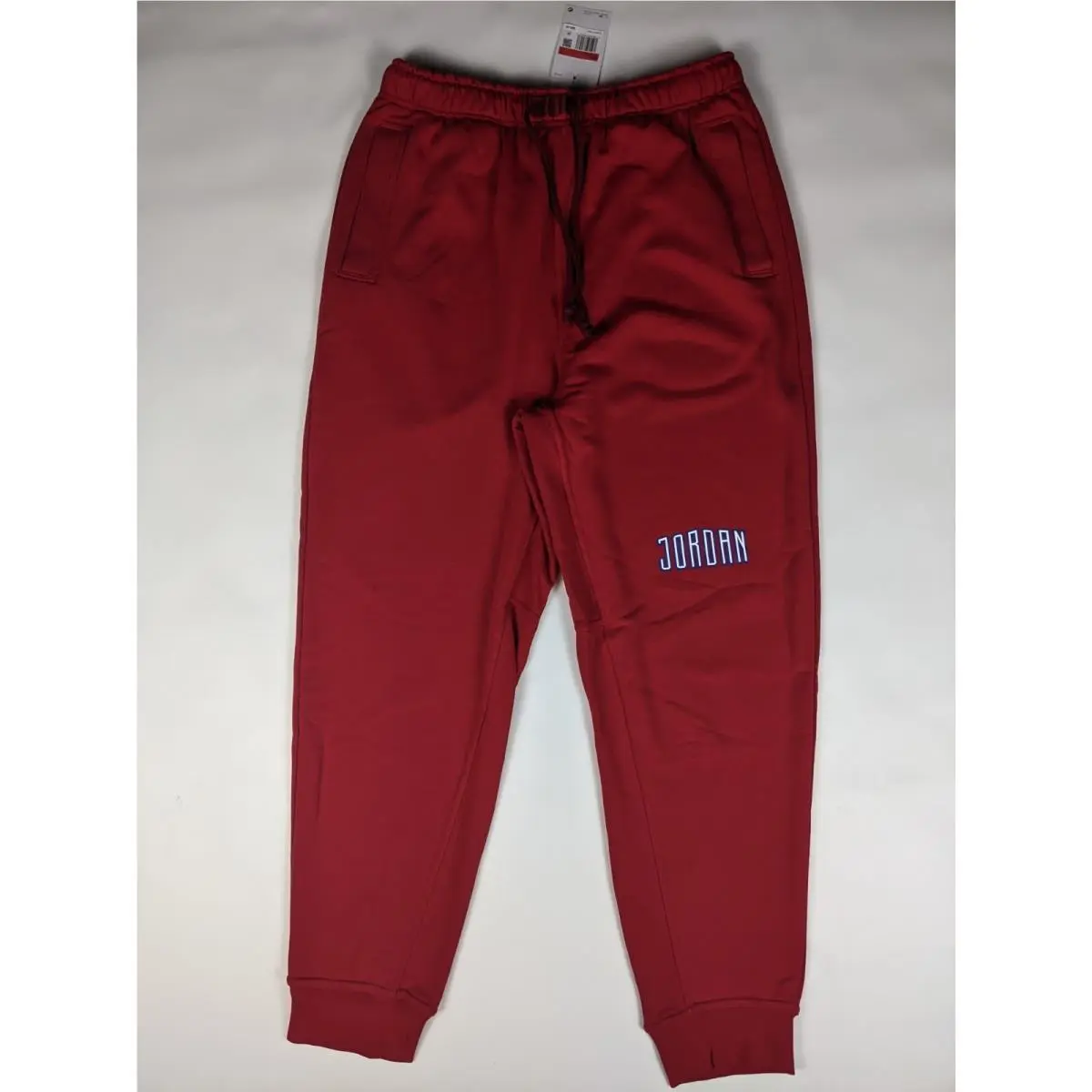 Nike Air Jordan Essentials Fleece Sweatpants Red Men`s Size Large