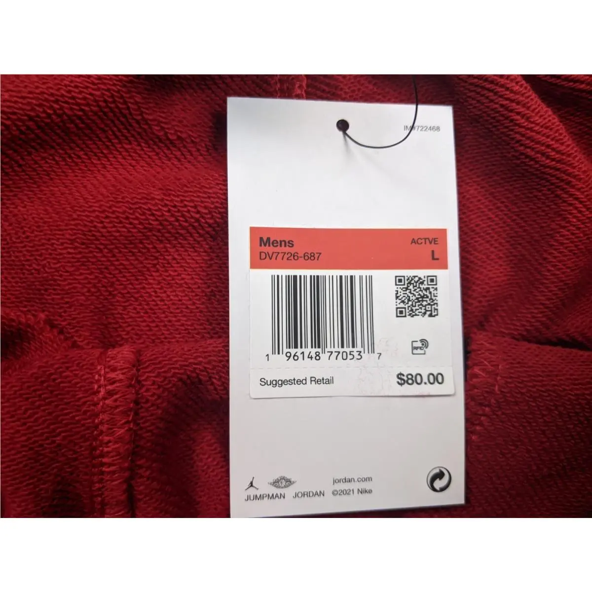 Nike clothing - Nike Air Jordan Essentials - Air Essentials - dv7726-687 - Red 5