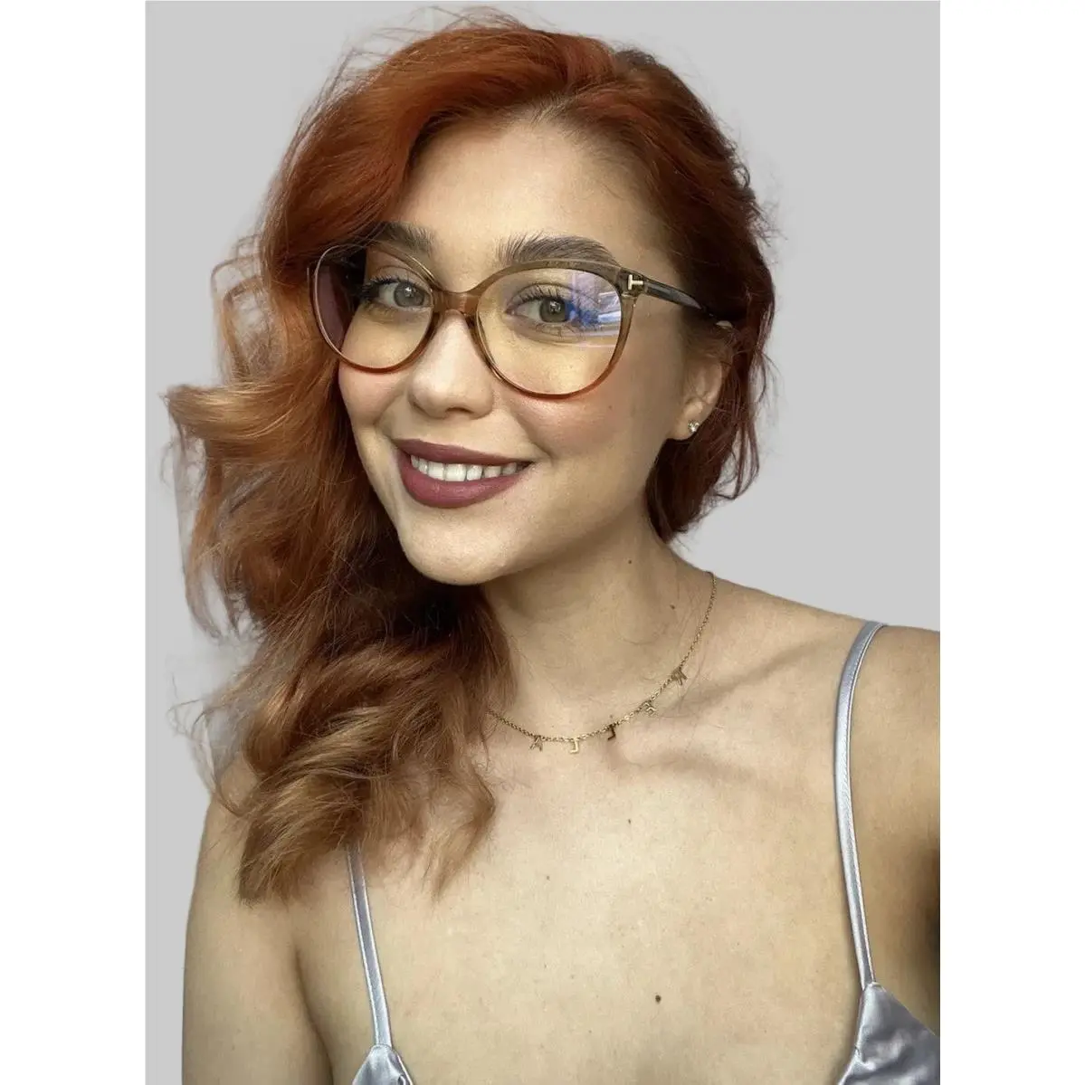 Tom Ford Women`s Eyeglasses Frame TF FT 5598 020 56mm Oversized Cat Eye Ombre