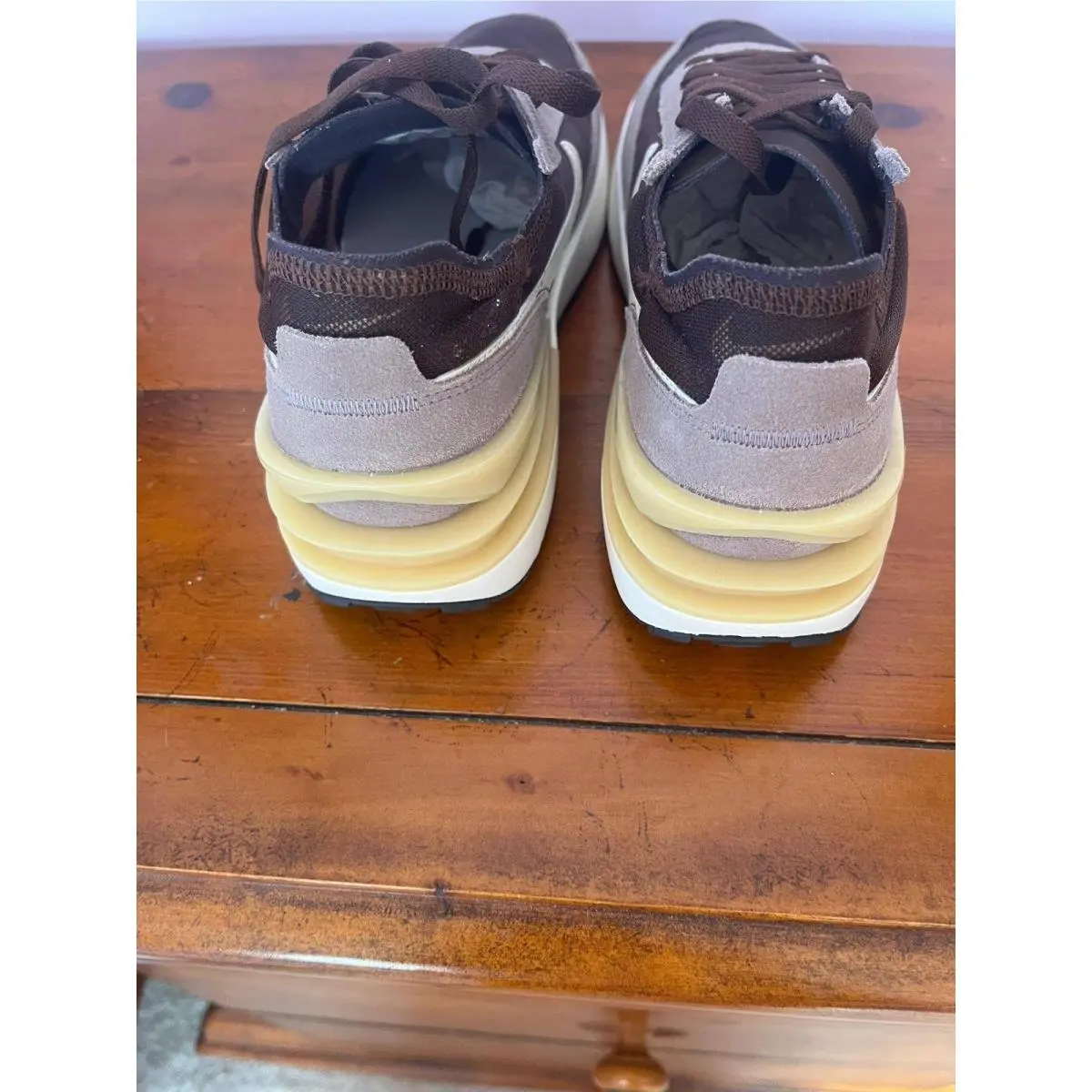 Nike shoes - Nike Waffle One LT Chocolate Natural - DA7995-200 - Brown 2