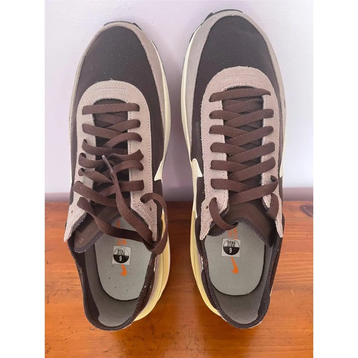Nike shoes - Nike Waffle One LT Chocolate Natural - DA7995-200 - Brown 3
